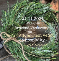 Vázání adventních věnců 21.11.2021 od 14:00