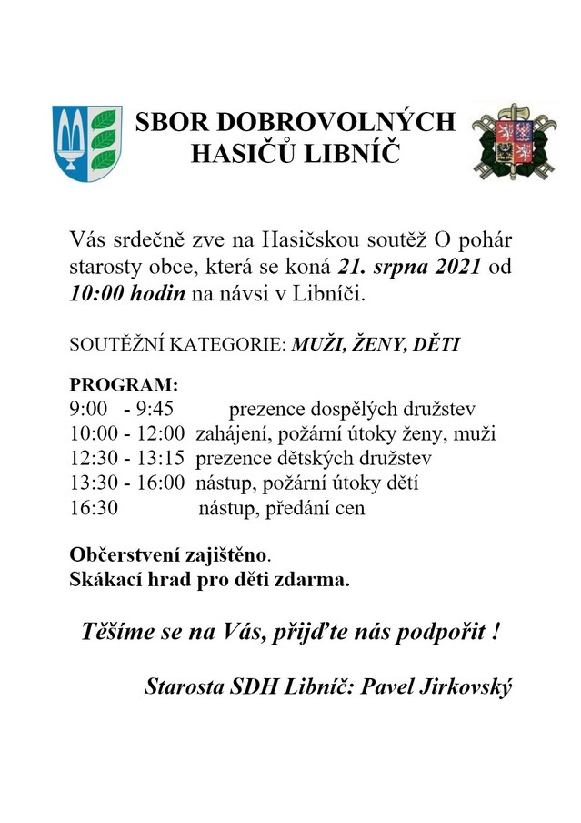 SBOR DOBROVOLNÝCH HASIČŮ LIBNÍČ pozvánka 2021 -1.jpg